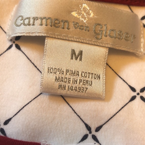 NWOT Carmen Von Glaser Pima cotton nightgown - Picture 5 of 5